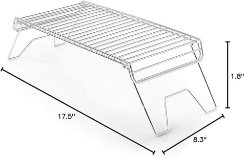 قاعدة شواء ستانلس ستيل قابلة للطي GSI