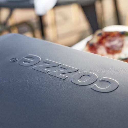 فرن بيتزا يعمل بالغاز مقاس 17 بوصة مع مقياس حرارة...