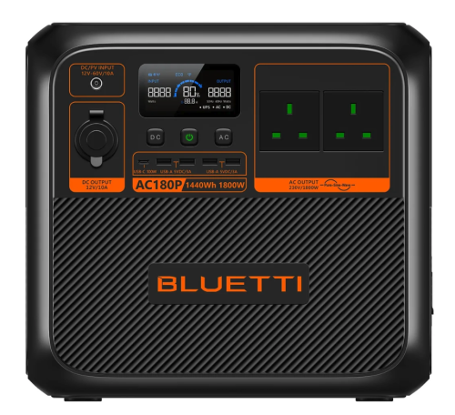 محطة طاقة محمولة AC180P من Bluetti-١٨٠٠ واط