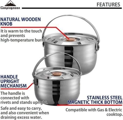 مجموعة طبخ ستيل MC-240