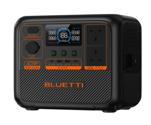 محطة طاقة محمولة AC70P من Bluetti - ١٠٠٠ واط