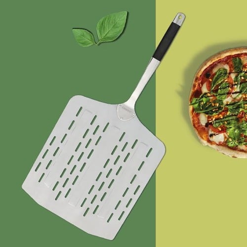 مغرفة بيتزا خفيفة الوزن بفتحات مقاس 76 × 40 × 35 س...