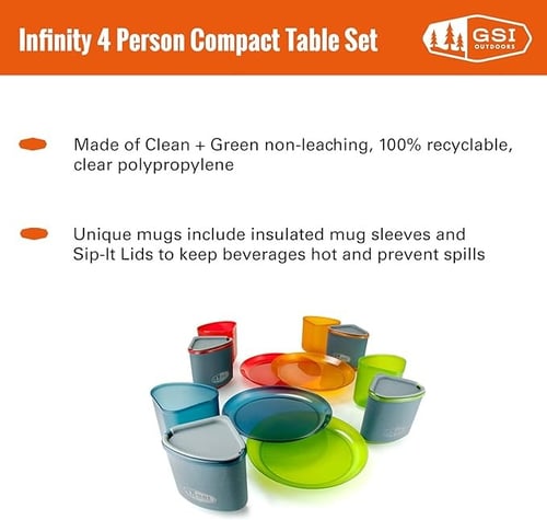 طقم ادوات المائدة انفنتي لعدد 4 أشخاص