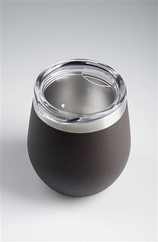 كوب قلاسير ستانلس 237 مل ابيض-اسود منGSI