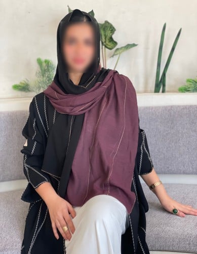 طرحة عودي مع اسود