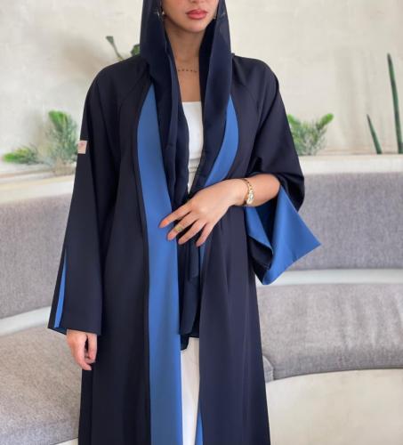 عباية دبل فيس"ازرق"