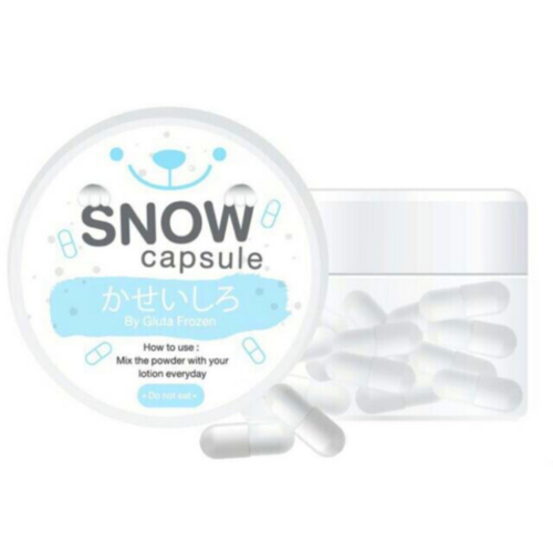 30 capsule Snow powder capsules by Gluta frozen