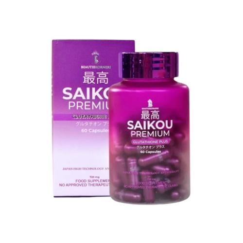 كبسولات سايكو بريميوم بالجلوتاثيون المركز (Saikou...