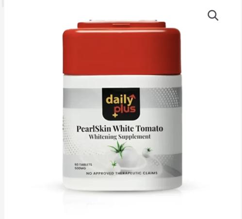 حبوب بيرل سكين وايت توماتو للتفتيح (Daily Plus Pea...