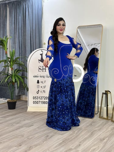 فستان استرتش ماسك بكرستال