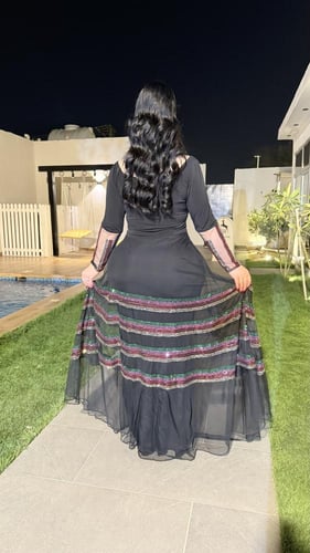 فستان كلوش انيق