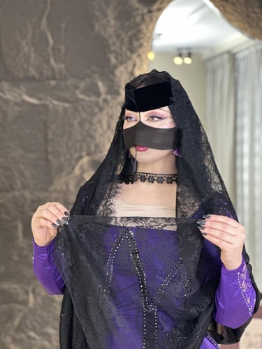 برقع بكرستال