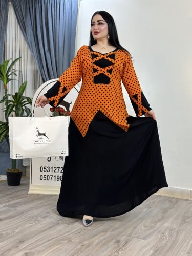 جلابية انيقة قماشها قطن