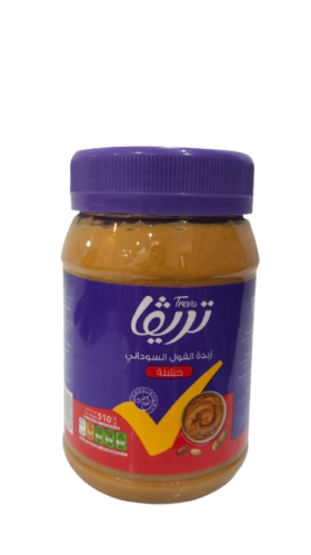 تريفا زبدة فول سوداني خشنة 510جم