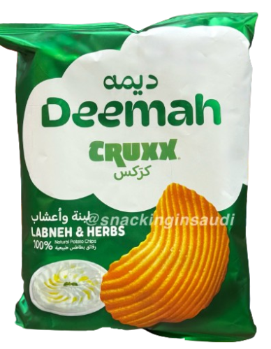 ديمة كركس بنكهة اللبنة والاعشاب 75 جم