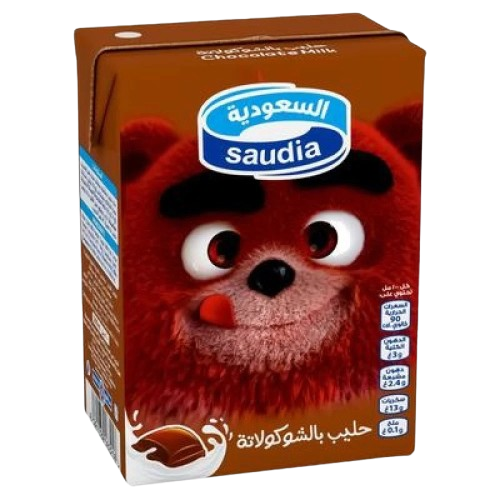 حليب السعودية بالشوكولاتة 200 مل