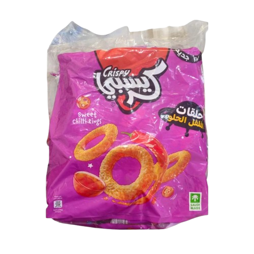 كريسبي حلقات الفلفل الحلو 18 ج*16عبوة