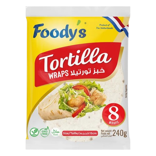 خبز تورتيلا صغير ايطالي من فودي 240 غرام