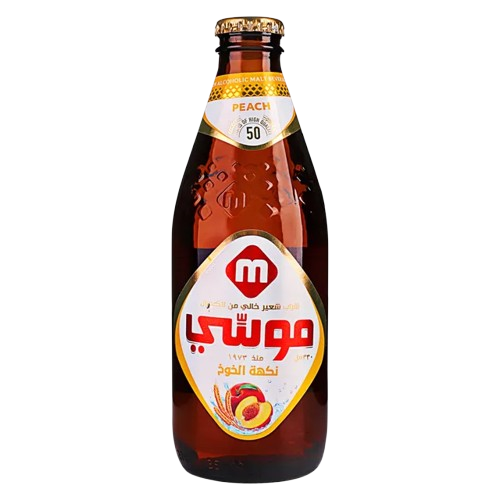موسي شراب شعير بنكهة الخوخ 330مل