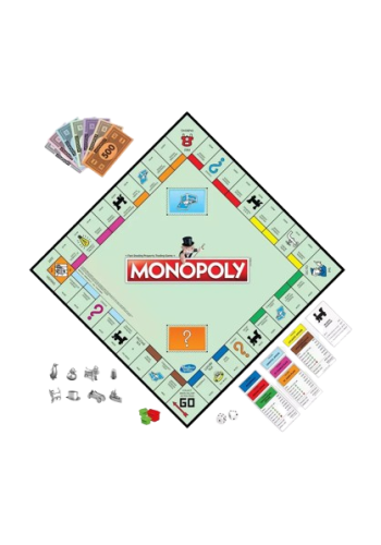 لعبة لوحية مونوبولي كلاسيك عربي