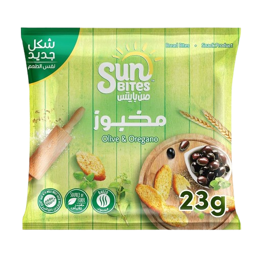 صن بايتس بالزيتون وزعتر بري ، 23 غرام