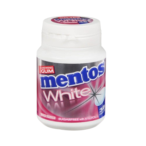 علكة منتوس الأبيض بنكهة الفاكهة 38 قطعة