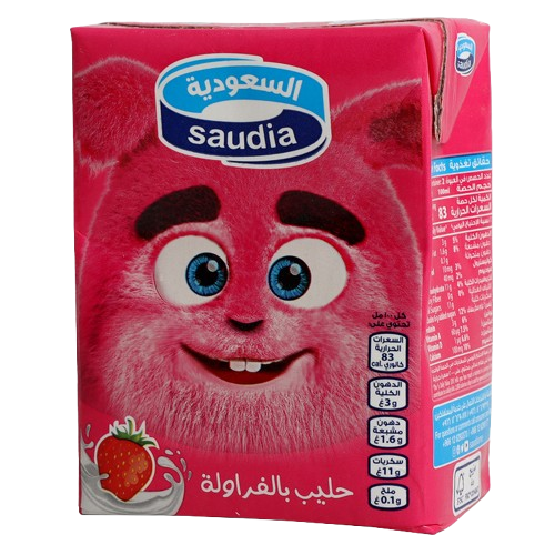 السعودية حليب بالفراولة 200 مل