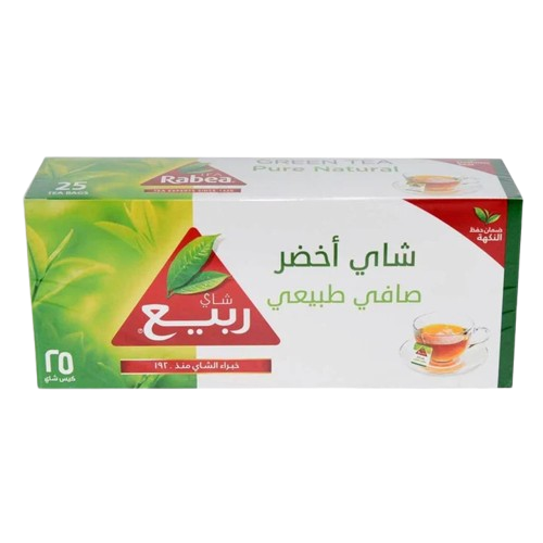 شاي ربيع أخضر صافي طبيعي 25كيس