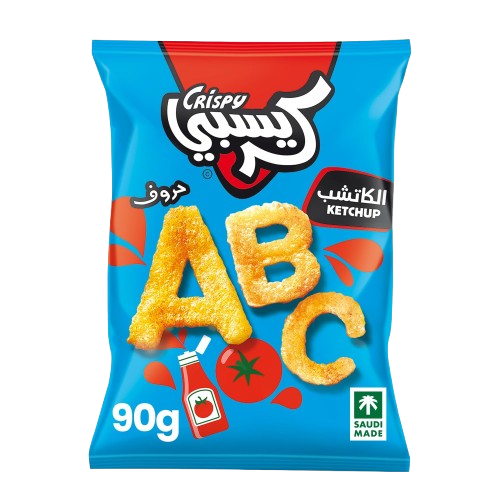 بطاطس كريسبي حروف كبير كاتشب 80 جم