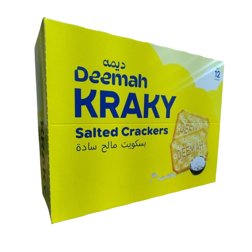 ديمه بسكويت كراكي بسكويت مالح سادة - 12 عبوة - 90...