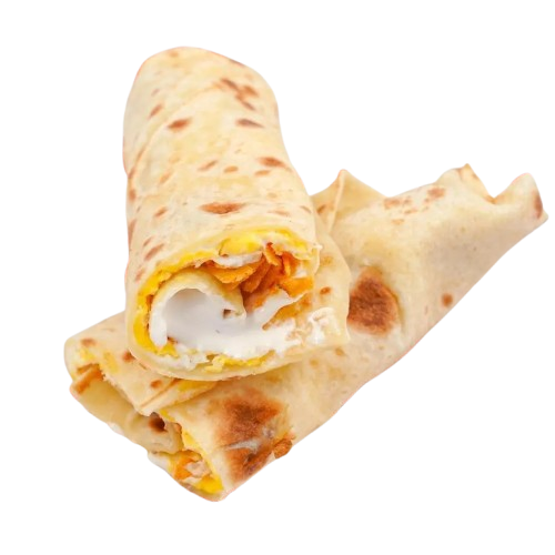 جباتي بيض مقلي + بطاطس مقلي + بطاطس عمان
