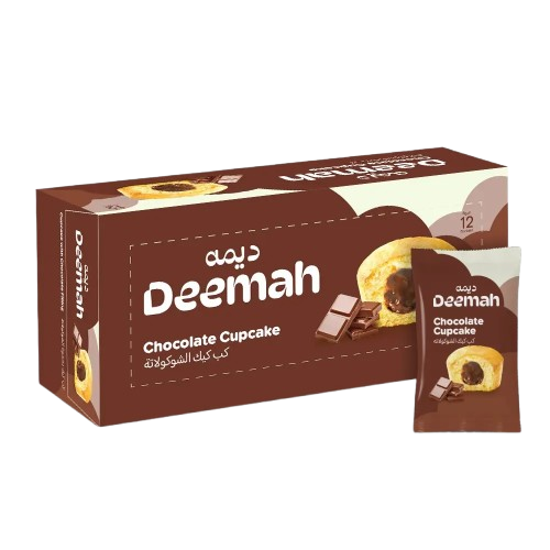 كب كيك ديمه كريمة الشوكولاتة علبة 12 قطعة 27 جرام
