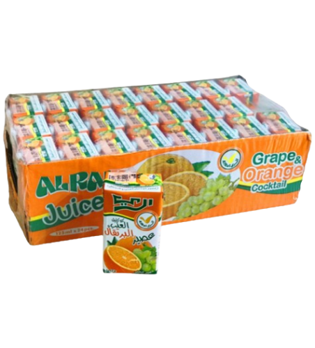 عصير كوكتيل الري عنب و برتقال 24*125 مل