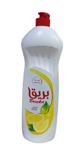 بريقا صابون منظف صحون 1لتر - ليمون