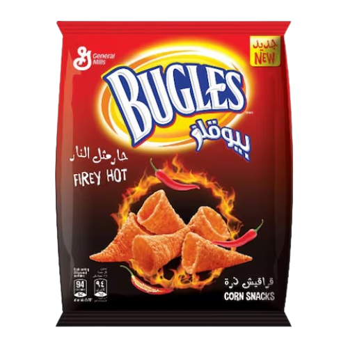 بيوقلز ذرة مقرمشة حار مثل النار 125 جرام