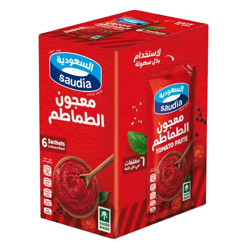 معجون طماطم السعودية 60 جرام * 6 عبوات