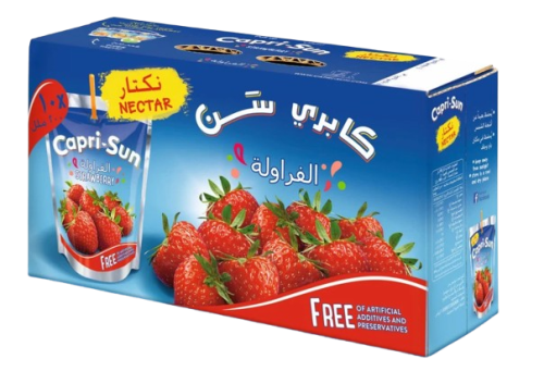 نكتار كابري سن فراولة 200مل * 10