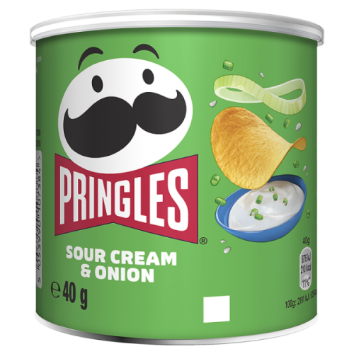 برينجلز بنكهة البصل والكريما - 40 جم