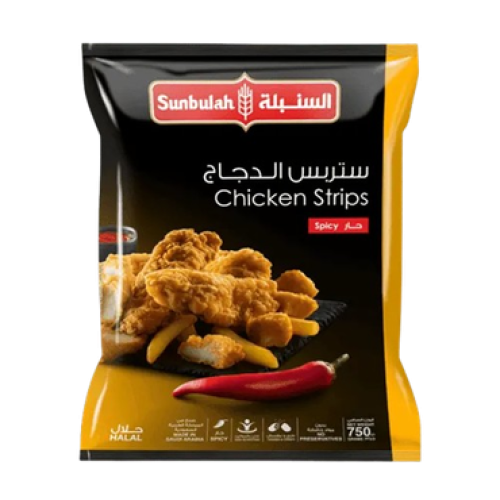 السنبلة ستربس الدجاج حار 750جم