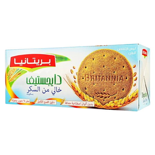 بريتانيا بسكويت دايجستيف خالي من السكر 350جم