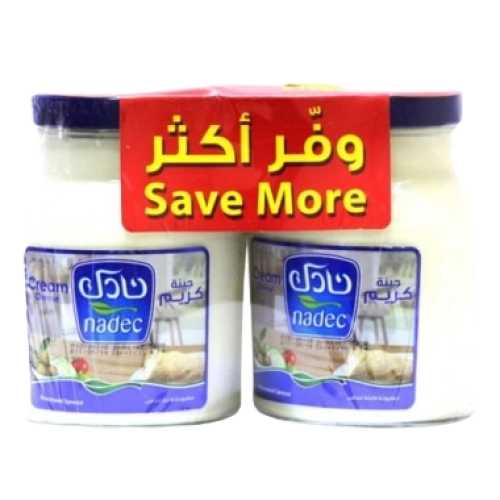 نادك - جبنة كريم مطبوخة قابلة للدهن (عرض خاص) 2×90...