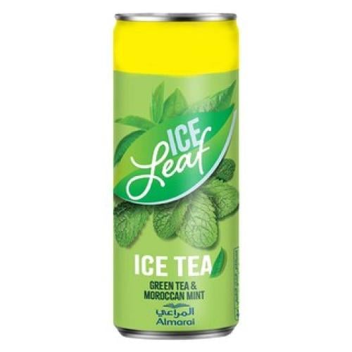 ايس تي شاي أخضر ونعناع مغربي 240 مل- المراعي