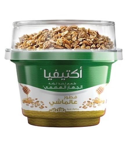 اكتيفيا زبادي فطور عالماشي بالشوفان والعسل أند قو...