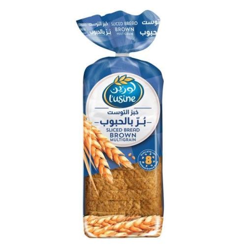 خبز توست بر بالحبوب 600غرام - لوزين