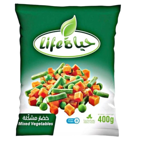 حياة خضار مشكلة 400جم