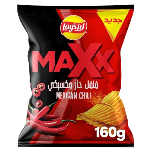 ليز ماكس فلفل حار مكسيكي 160 جم