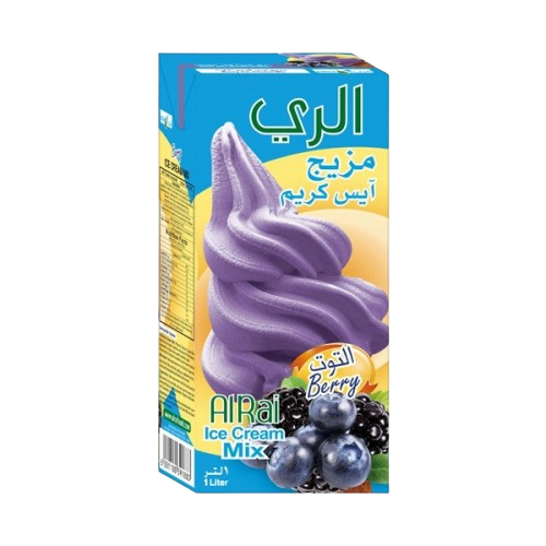 مزيج ايس كريم الري 1 لتر بنكهة التوت