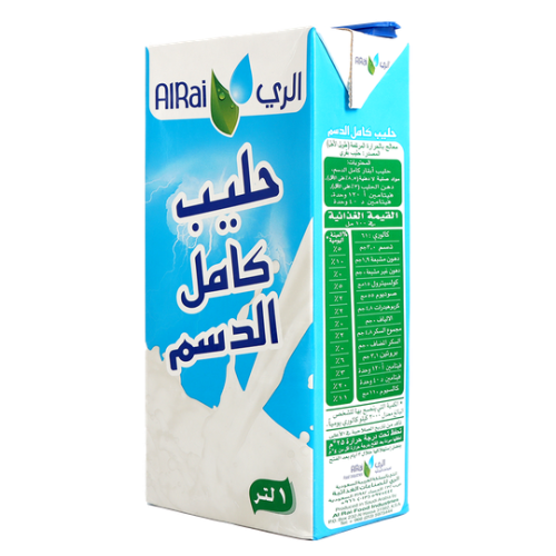 الري حليب كامل الدسم 1لتر