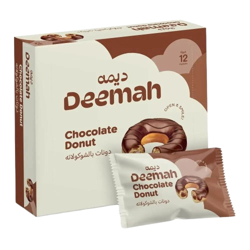 دونات كيك بكريمة الشوكولاتة ديمه 40غ*12عبوة