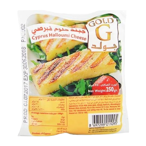 جولد حلوم جبنة قبرصي 250جم
